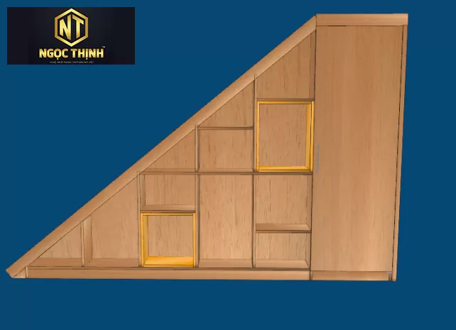 Xưởng Nội Thất Ngọc Thịnh Đồng Nai - TP.HCM - Top 25 mẫu tủ dưới gầm cầu thang đẹp tuyệt nhất 2023